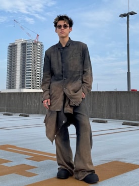 「DIESEL（ディーゼル）のアイテム」を使った、Harutoさん（メンズ・175cm）の秋コーディネート