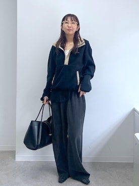 「AMERICANA（アメリカーナ）のアイテム」を使った、EBATAさん（レディース・162cm）の秋コーディネート