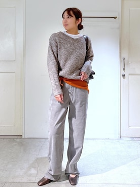 「アイテム（パンプス）」を使った、EBATAさん（レディース・162cm・20代）の秋コーディネート