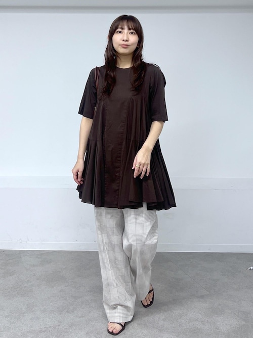 AAYUSHI（アユーシ） for SALON】別注ボリュームフレアハーフスリーブ