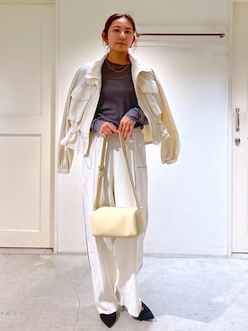 「アイテム（ブルゾン）」を使った、EBATAさん（レディース・162cm・20代）の冬コーディネート