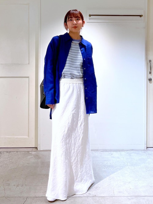 新品タグ付き| SALON adam et rope'ノルマンディリネンスカート SALON adam et rope'（サロン アダム エ ロペ）の「ノルマンディ