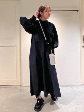「Americana」｜「アイテム（ワンピース/ドレス）」を使った、EBATAさん（レディース・162cm）の秋コーディネート