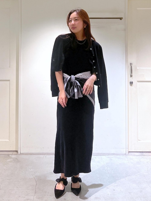 SALON adam et rope' スカーフ バンダナ Sロゴジオメトリック