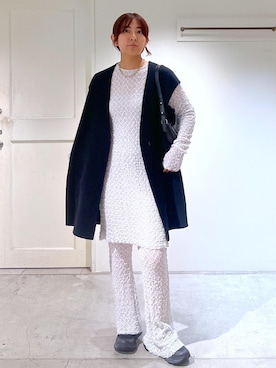 「アイテム（ワンピース/ドレス）」を使った、EBATAさん（レディース・162cm・20代）の秋コーディネート
