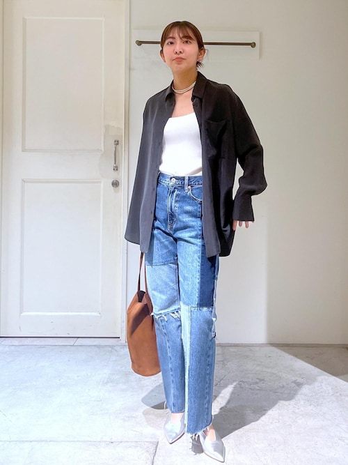 COTTON USA リメイクライクセミフレアデニム COTTON USA リメイクライクセミフレアデニム : マルイ(丸井