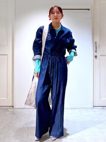 【tara】Roku デニムオールインワン 楽天市場】【セール除外商品】TOBILA×AOZORA デニム