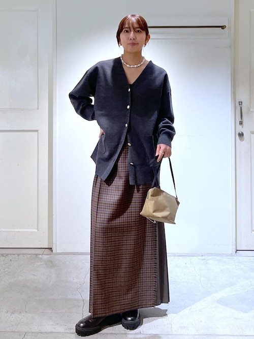 セール】ウールVネック金ボタンカーディガン（カーディガン/ボレロ