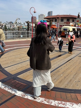 「KBF（ケイビーエフ）のアイテム」を使った、aikさん（レディース・160cm）の春コーディネート