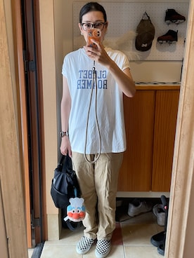 「アイテム（ショルダーバッグ）」を使った、marie52さん（レディース・171cm・30代）の夏コーディネート