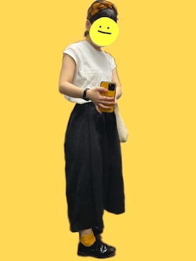 「Java（ジャバ）のアイテム」を使った、ウォールナットさん（レディース・157cm）の夏コーディネート