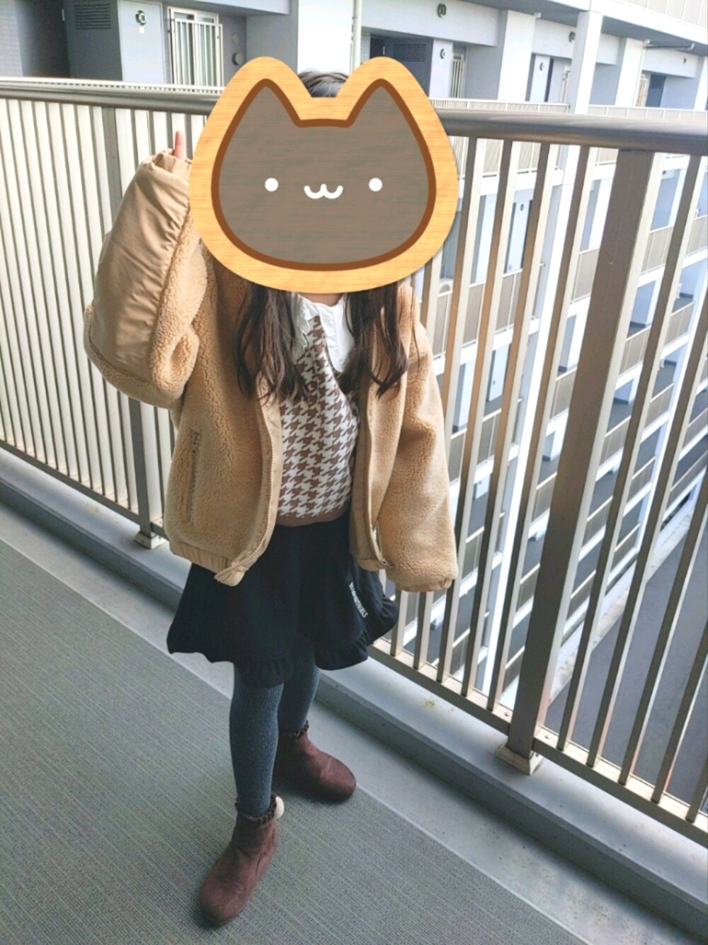 エクストララージ　キッズ　OGゴリラボアブルゾン　ベージュ　110 XLARGE KIDS（エクストララージキッズ）の「ボアブルゾン（ブルゾン