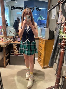 Koharu Sakuraiさん（レディース・155cm）の春コーディネート