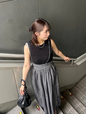 「kbf_ootd」｜mizukiさん（レディース・159cm）の夏コーディネート
