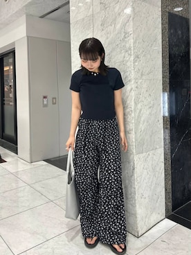 「kbf_ootd」｜「アイテム（バッグ）」を使った、mizukiさん（レディース・159cm）の夏コーディネート