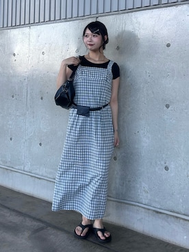 「KBF（ケイビーエフ）のアイテム」を使った、mizukiさん（レディース・159cm）の夏コーディネート