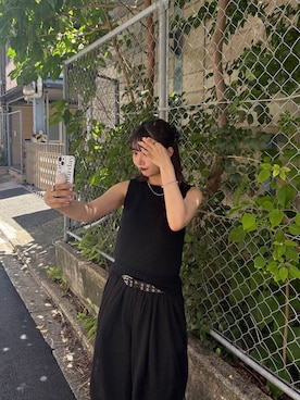 「kbf_ootd」｜mizukiさん（レディース・159cm）の夏コーディネート