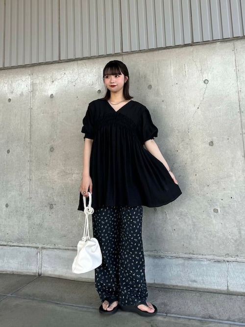 セール】2WAYシャーリングミニワンピース（ワンピース）｜KBF