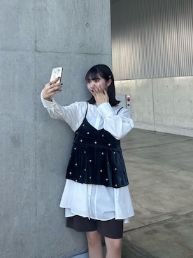 「アイテム（ワンピース/ドレス）」を使った、mizukiさん（レディース・159cm）の夏コーディネート