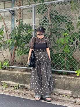 「アイテム（ブラジャー）」を使った、mizukiさん（レディース・159cm）の夏コーディネート