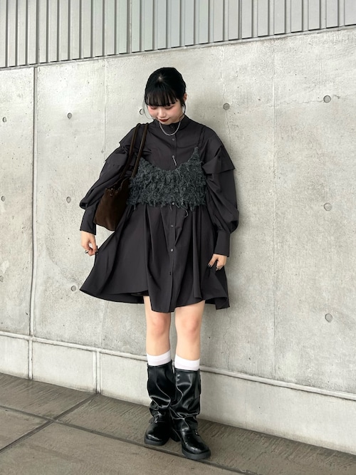 セール】ボリュームタックミニワンピース（ワンピース）｜KBF