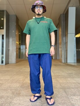 「KNOW WAVE（ノウ ウェイブ）のアイテム」を使った、菅原 大翔さん（メンズ・173cm）の春コーディネート