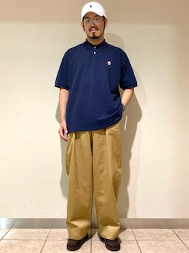「SHURON（シュロン）のアイテム」を使った、菅原 大翔さん（メンズ・173cm）の春コーディネート