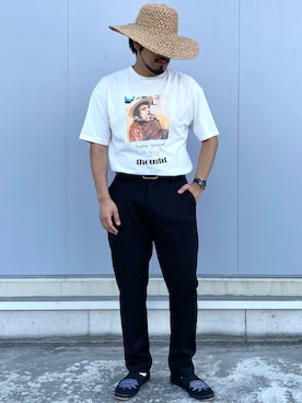 菅原 大翔さん（メンズ・173cm）の夏コーディネート