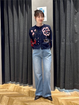 「eL（エル）のアイテム」を使った、mireiさん（レディース・159cm）の秋コーディネート