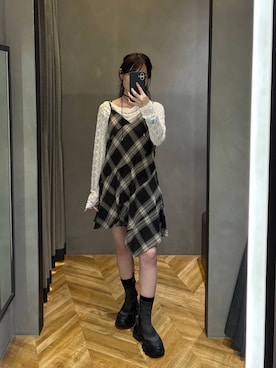 「アイテム（チュニック）」を使った、mireiさん（レディース・159cm・20代）の夏コーディネート