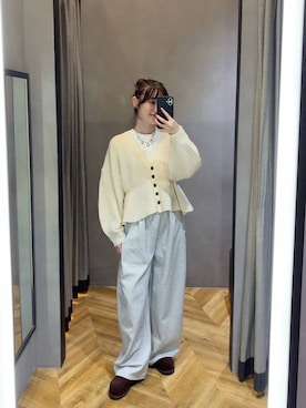 「アイテム（スウェットパンツ）」を使った、mireiさん（レディース・159cm・20代）の秋コーディネート