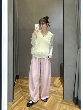 「JEANASIS（ジーナシス）のアイテム」を使った、mireiさん（レディース・159cm）の春コーディネート