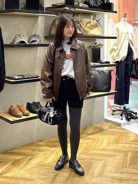 mireiさん（レディース・159cm）の冬コーディネート