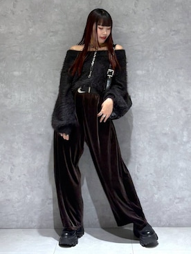 「PAGEBOY（ページボーイ）のアイテム（バッグ）」を使った、りりりさん（レディース・157cm）の冬コーディネート