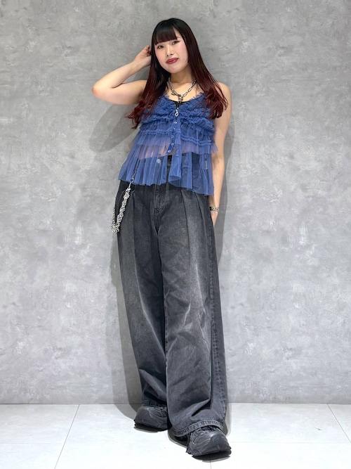 PAGEBOY タックデニムパンツ WEB限定サイズあり>タックデニムパンツ（デニムパンツ