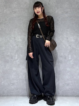 「PAGEBOY（ページボーイ）のアイテム」を使った、りりりさん（レディース・157cm）の春コーディネート