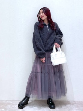 りりりさん（レディース・157cm）の冬コーディネート