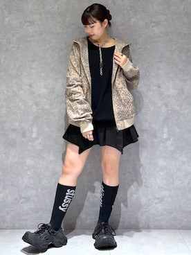 「PAGEBOY（ページボーイ）の【選べる着丈/前後2WAY/マシンウォッシャブル】マルチWAYネックプルオーバー/ニット（ニット/セーター）」を使った、りりりさん（レディース・157cm）の秋コーディネート