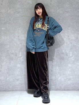 「PAGEBOY（ページボーイ）のアイテム（バッグ）」を使った、りりりさん（レディース・157cm）の冬コーディネート