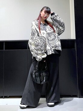 「アイテム（ブルゾン）」を使った、りりりさん（レディース・157cm・20代）の秋コーディネート