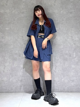 「アイテム（パンツ）」を使った、りりりさん（レディース・157cm・20代）の夏コーディネート