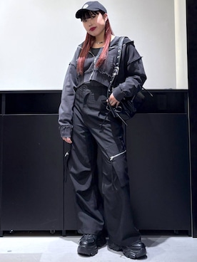 「アイテム（帽子）」を使った、りりりさん（レディース・157cm・20代）の冬コーディネート