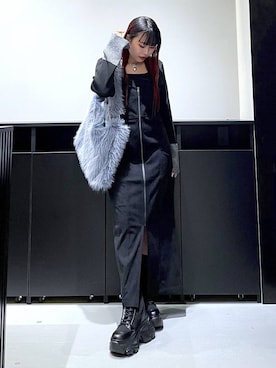 「アイテム（ワンピース/ドレス）」を使った、りりりさん（レディース・157cm・20代）の秋コーディネート