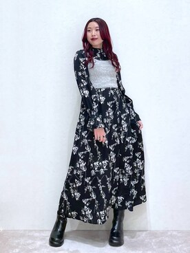 りりりさん（レディース・157cm）の冬コーディネート