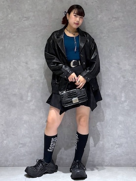 「PAGEBOY（ページボーイ）のアイテム（ブルゾン）」を使った、りりりさん（レディース・157cm）の秋コーディネート