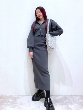 りりりさん（レディース・157cm）の冬コーディネート