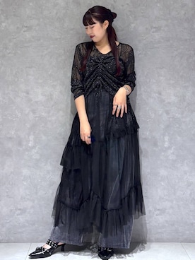 「PAGEBOY（ページボーイ）のアイテム」を使った、りりりさん（レディース・157cm）の秋コーディネート
