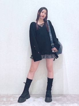 りりりさん（レディース・157cm）の冬コーディネート