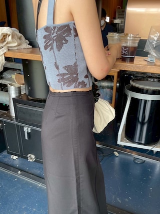 anuke（アンヌーク）の「Botanical Knit Camisole（キャミソール