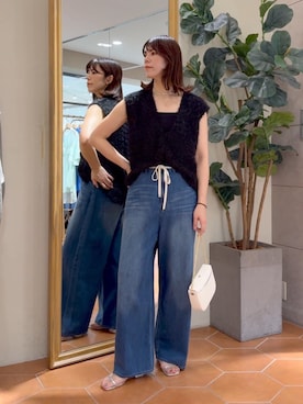 「アイテム（チョーカー）」を使った、yukaさん（レディース・170cm・40代）の夏コーディネート